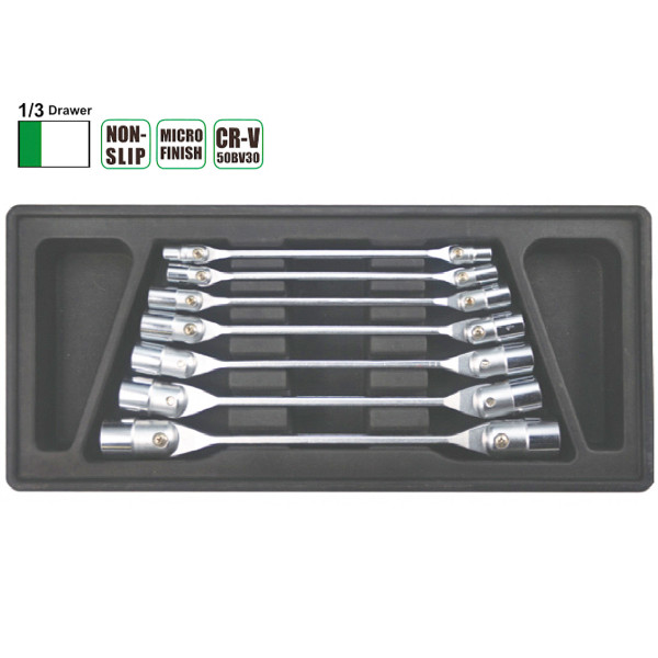 Тележка на колесах с инструментами 7 секций 272 ед. Aeroforce AE-7B