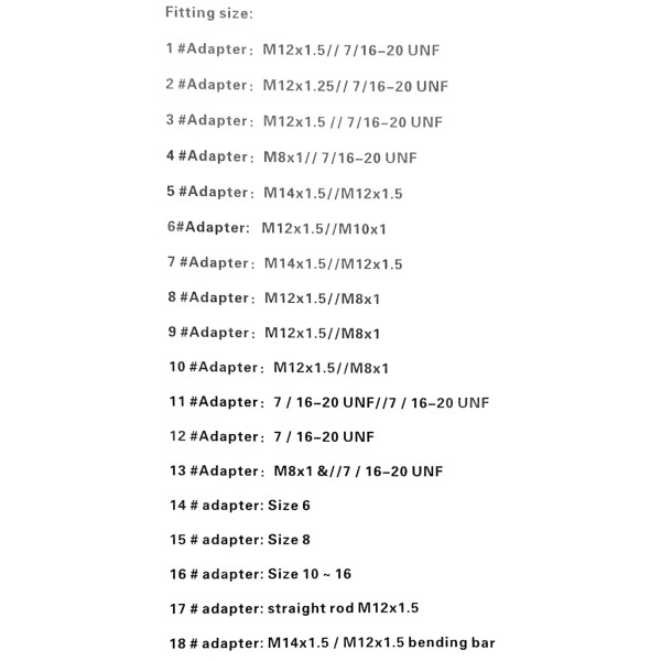 Набор для измерения давления топлива в инжекторных магистралях автомобиля Aeroforce AE-A0020