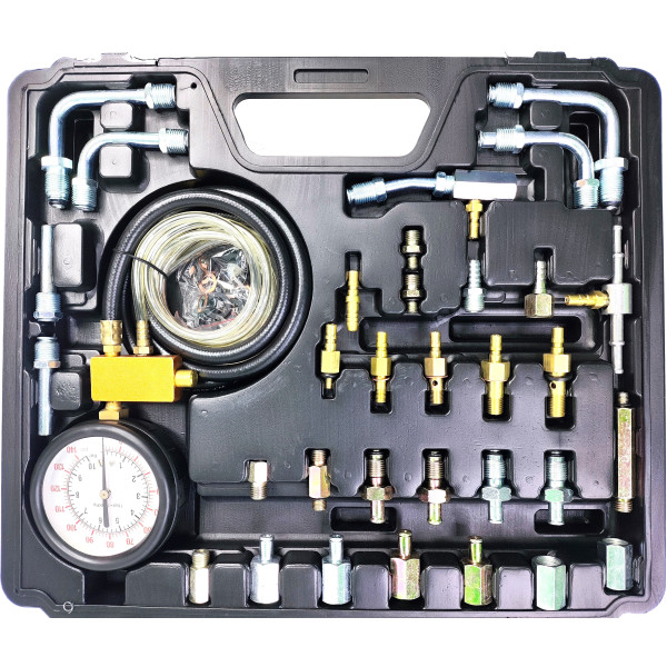 Набор для измерения давления топлива в инжекторных магистралях автомобиля Aeroforce AE-A1011