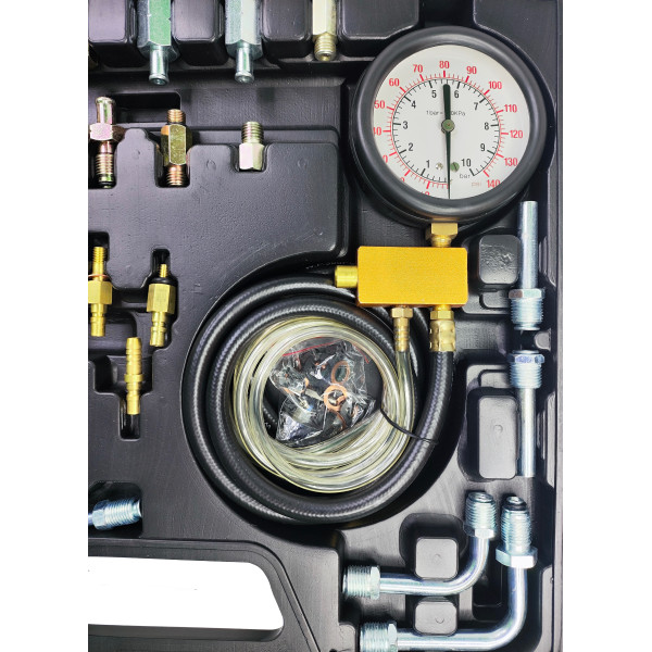 Набор для измерения давления топлива в инжекторных магистралях автомобиля Aeroforce AE-A1011