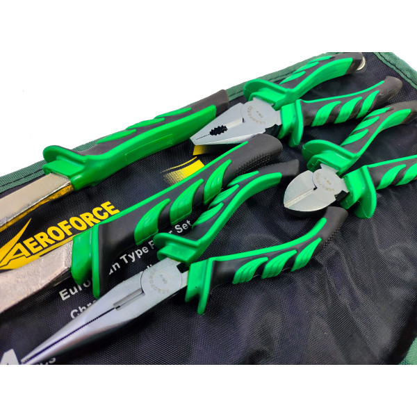 Набор шарнирно-губцевых инструментов 4 ед. Aeroforce AE-G1104