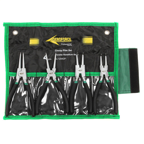 Набор щипцов для стопорных колец 4 ед. Aeroforce AE-G1204