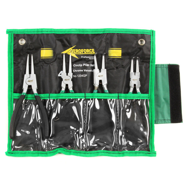 Набор щипцов для стопорных колец 4 ед. Aeroforce AE-G1204