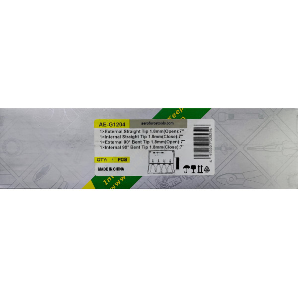 Набор щипцов для стопорных колец 4 ед. Aeroforce AE-G1204