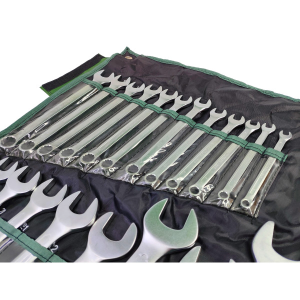 Набор комбинированных ключей 26 шт. на холсте (6-32 мм) Aeroforce AE-G5526