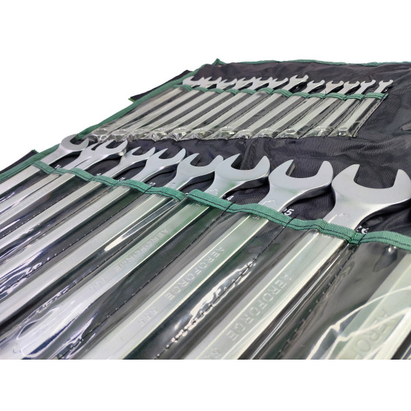 Набор комбинированных ключей 26 шт. на холсте (6-32 мм) Aeroforce AE-G5526