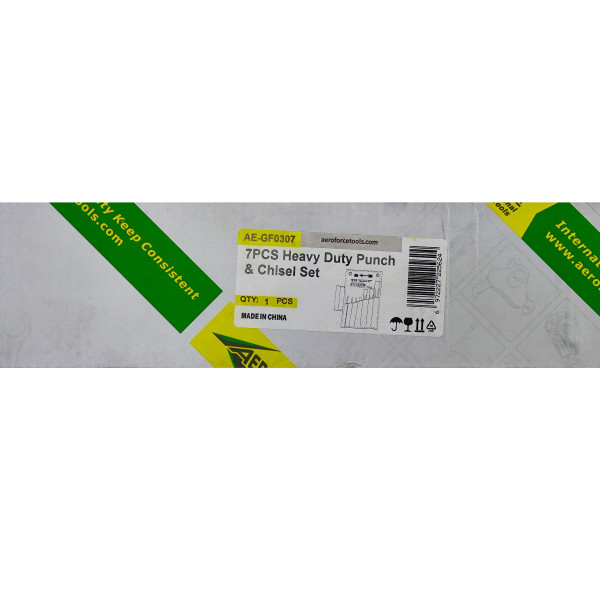 Набор выколоток, зубил и кернов 7 ед. Aeroforce AE-GF0307