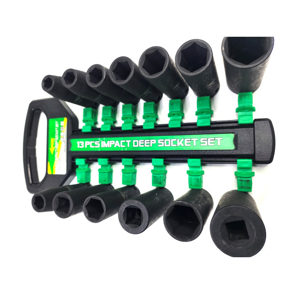 Набор головок ударных длинных 1/2' 13 ед. на держателе Aeroforce AE-M2513