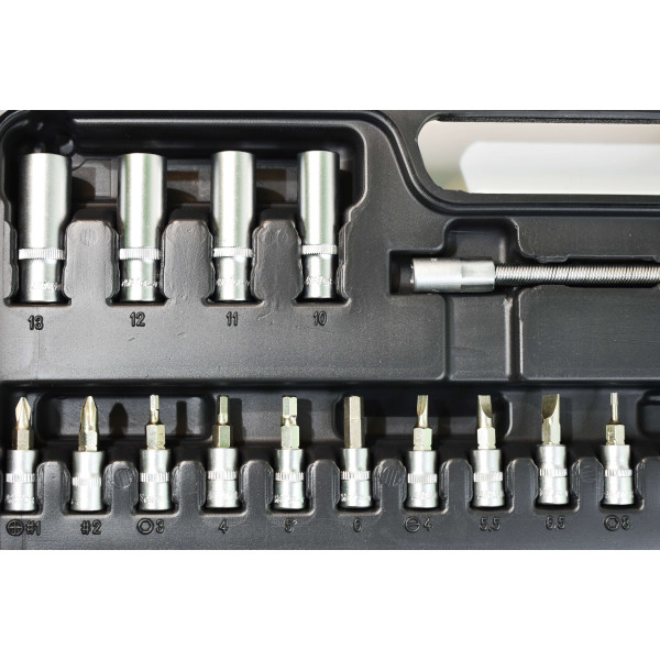 Набор профессиональных инструментов (1/2', 1/4') 110 ед. Aeroforce AE-S108+2