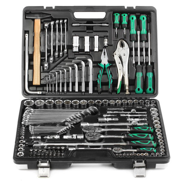 Набор профессиональных инструментов (1/2', 1/4', 3/8') 142 ед. Aeroforce AE-S142+2