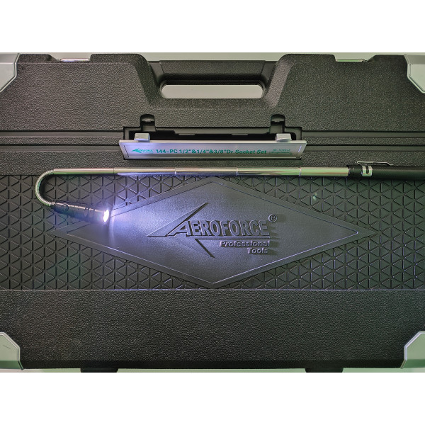 Набор профессиональных инструментов (1/2', 1/4', 3/8') 142 ед. Aeroforce AE-S142+2