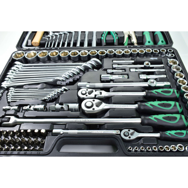 Набор профессиональных инструментов (1/2', 1/4', 3/8') 142 ед. Aeroforce AE-S142+2