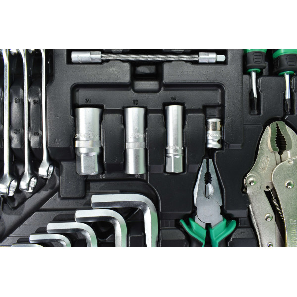 Набор профессиональных инструментов (1/2', 1/4', 3/8') 142 ед. Aeroforce AE-S142+2