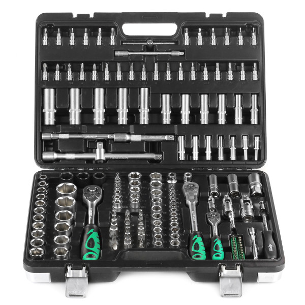 Набор профессиональных инструментов (1/2', 1/4', 3/8') 176 ед. Aeroforce AE-S176