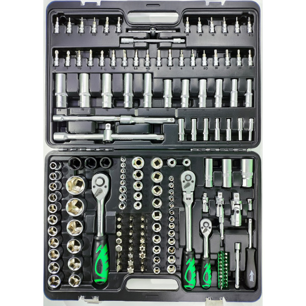 Набор профессиональных инструментов (1/2', 1/4', 3/8') 176 ед. Aeroforce AE-S176