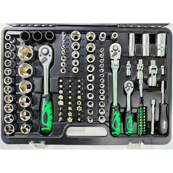 Набор профессиональных инструментов (1/2', 1/4', 3/8') 176 ед. Aeroforce AE-S176
