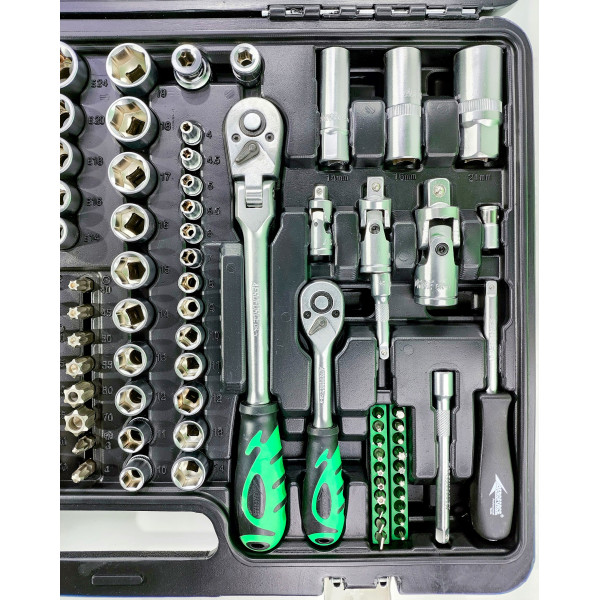 Набор профессиональных инструментов (1/2', 1/4', 3/8') 176 ед. Aeroforce AE-S176