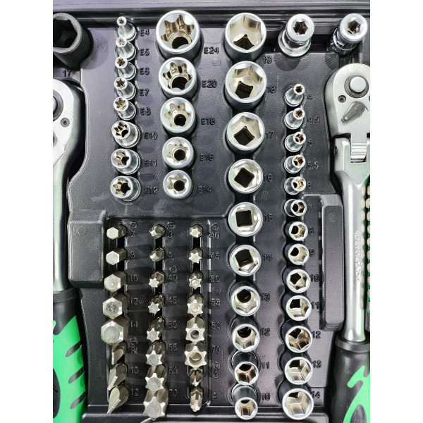 Набор профессиональных инструментов (1/2', 1/4', 3/8') 176 ед. Aeroforce AE-S176