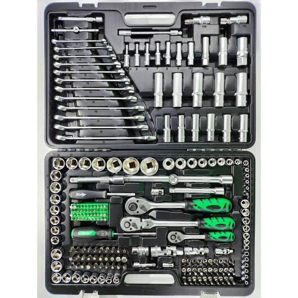 Набор профессиональных инструментов (1/2', 1/4', 3/8') 216 ед. Aeroforce AE-S216