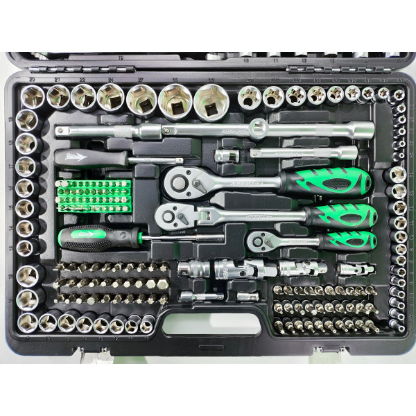 Набор профессиональных инструментов (1/2', 1/4', 3/8') 216 ед. Aeroforce AE-S216