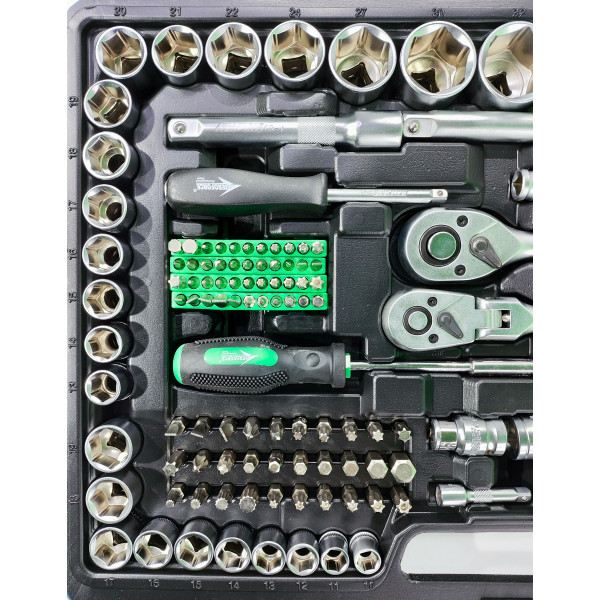 Набор профессиональных инструментов (1/2', 1/4', 3/8') 216 ед. Aeroforce AE-S216