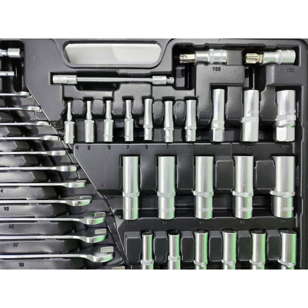 Набор профессиональных инструментов (1/2', 1/4', 3/8') 216 ед. Aeroforce AE-S216