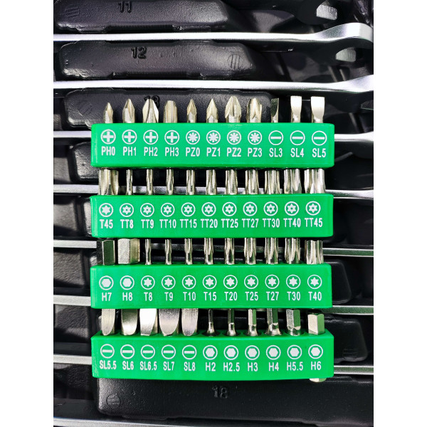 Набор профессиональных инструментов (1/2', 1/4', 3/8') 216 ед. Aeroforce AE-S216