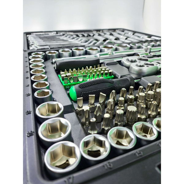 Набор профессиональных инструментов (1/2', 1/4', 3/8') 216 ед. Aeroforce AE-S216