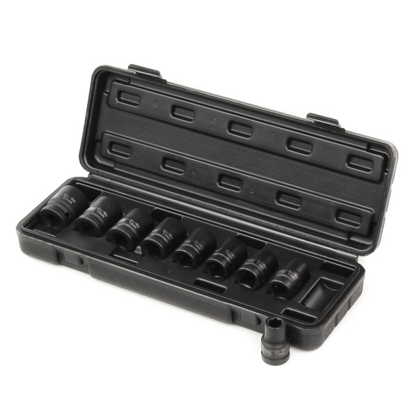 Набор ударных головок 1/2' в кейсе 9 ед. (10-22 мм) Aeroforce AE-S4609