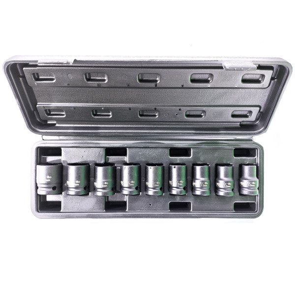 Набор ударных головок 1/2' в кейсе 9 ед. (10-22 мм) Aeroforce AE-S4609