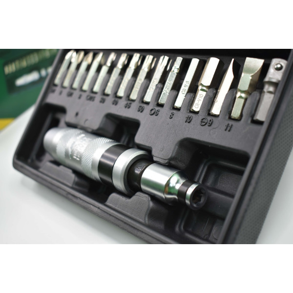 Отвертка ударно-поворотная с насадками 17 ед. Aeroforce AE-S5171