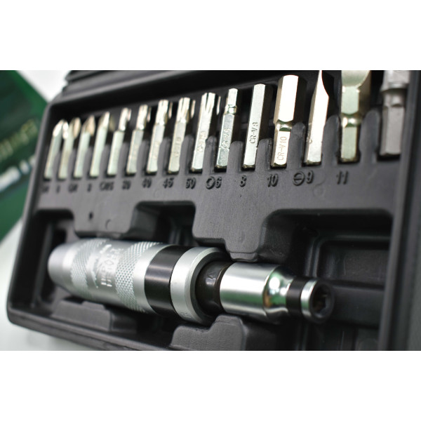 Отвертка ударно-поворотная с насадками 17 ед. Aeroforce AE-S5171