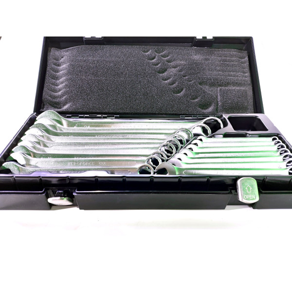 Набор комбинированных ключей 16 шт. (6-24 мм) в кейсе Aeroforce AE-S5516