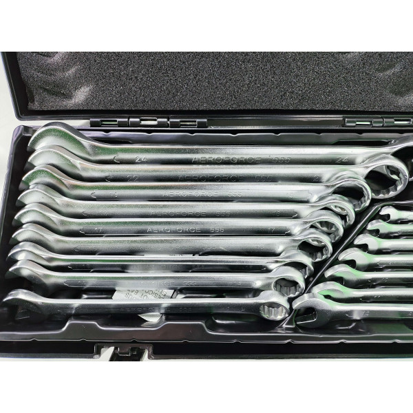 Набор комбинированных ключей 16 шт. (6-24 мм) в кейсе Aeroforce AE-S5516