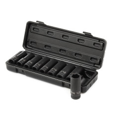 Набор ударных головок длинных 1/2' (10-22 мм) 9 ед. в кейсе Aeroforce AE-S6609