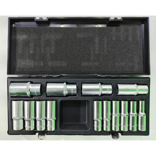 Набор головок длинных 1/2' (10-32 мм) 14 ед. Aeroforce AE-S8814