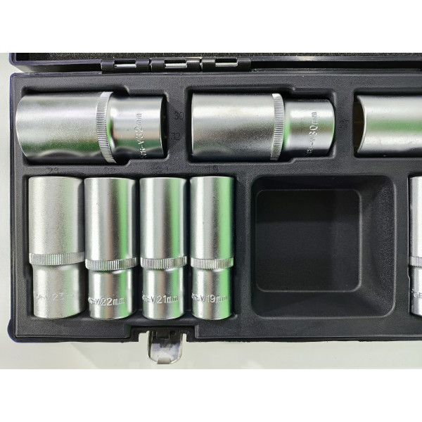 Набор головок длинных 1/2' (10-32 мм) 14 ед. Aeroforce AE-S8814