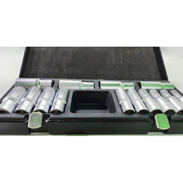 Набор головок длинных 1/2' (10-32 мм) 14 ед. Aeroforce AE-S8814