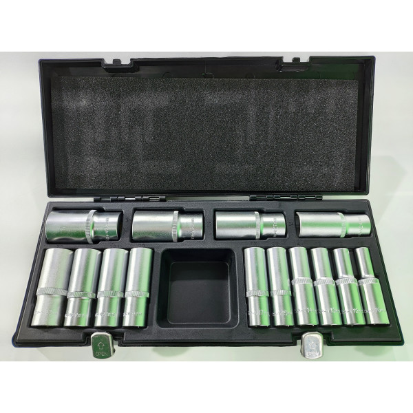 Набор головок длинных 1/2' (10-32 мм) 14 ед. Aeroforce AE-S8814