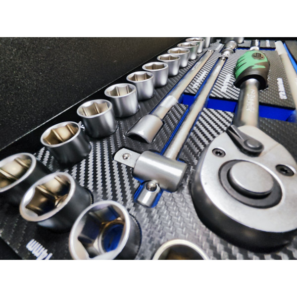 Набор профессиональных инструментов 1/2' (10-32 мм) 24 ед. Aeroforce AE-T24-1