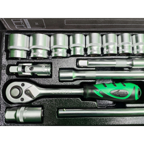 Набор профессиональных инструментов 1/2" (10-32 мм) 24 ед. Aeroforce AE-T24