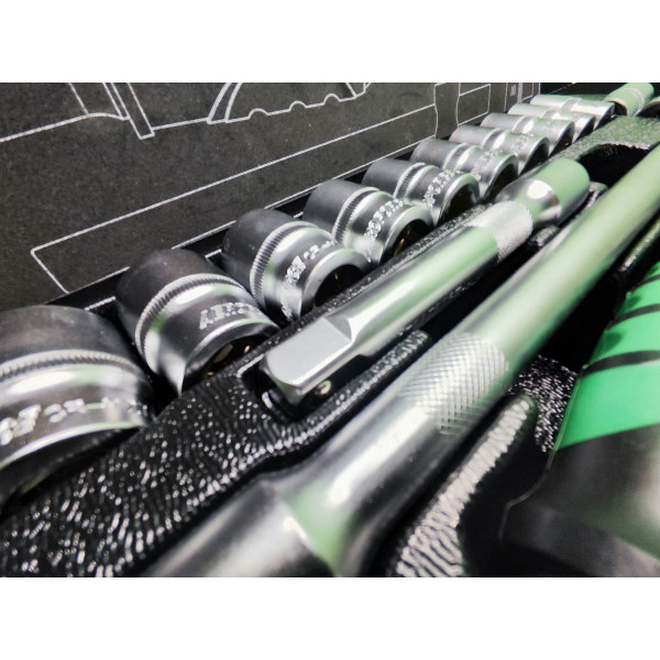 Набор профессиональных инструментов 1/2" (10-32 мм) 24 ед. Aeroforce AE-T24