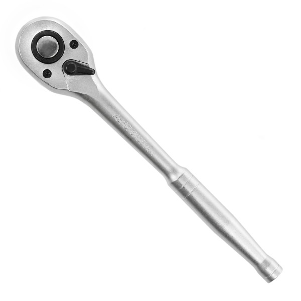 Трещотка 1/2' 245 мм металлическая ручка с накаткой Aeroforce J0503