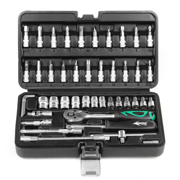 Набор профессиональных инструментов 1/4' 46 ед. Aeroforce AE-S46