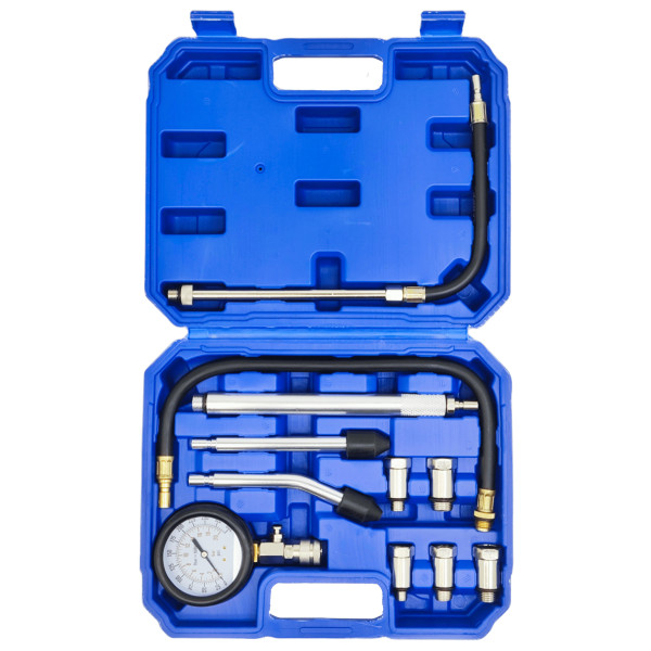 Компрессометр для бензиновых двигателей с удлинителем и переходниками Profline F06009