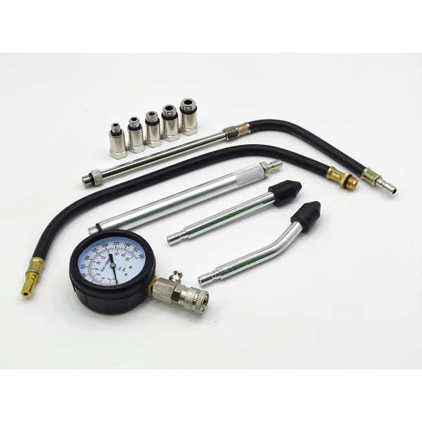 Компрессометр для бензиновых двигателей с удлинителем и переходниками Profline F06009