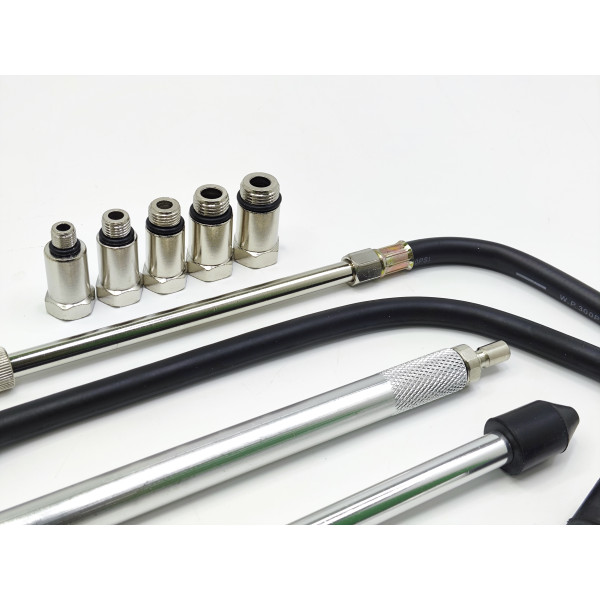 Компрессометр для бензиновых двигателей с удлинителем и переходниками Profline F06009