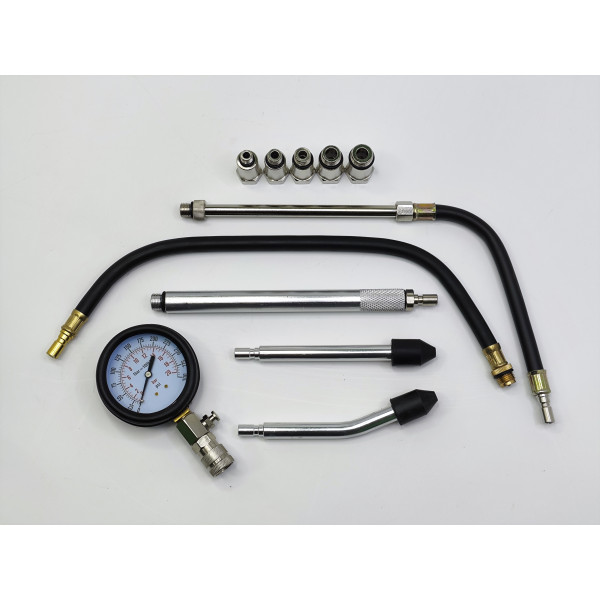 Компрессометр для бензиновых двигателей с удлинителем и переходниками Profline F06009