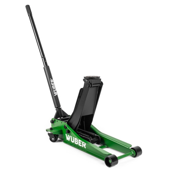 Домкрат подкатной низкопрофильный 3т 75-505мм в в кейсе Wuber W22003