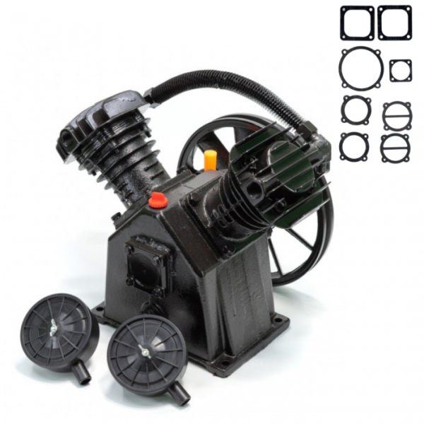 Компрессорный блок V-образная чугунная 2-х цилиндровaя 500 л/мин. 2,2 кВт Profline 2065DLZ